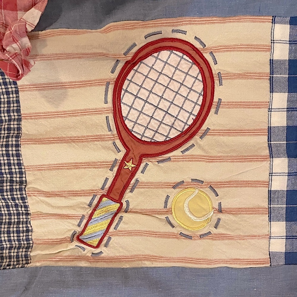 Vintage kidsline all star nursery valence sports